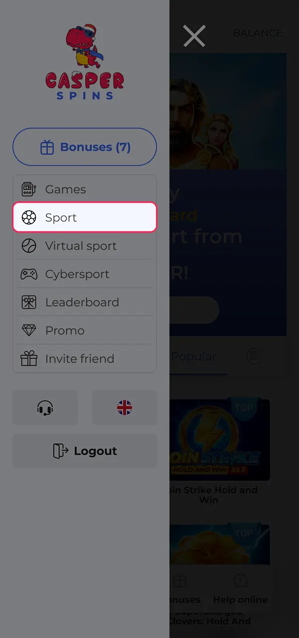 Learn how to place your first bet at Casper Spins.