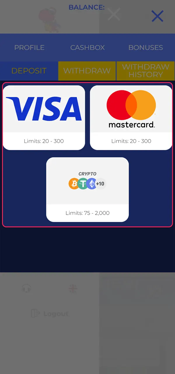 Find out how to quickly top up your account at Casper Spins.