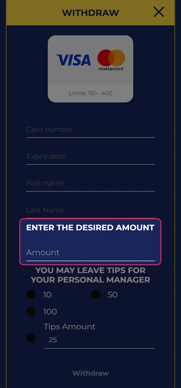 Learn how to withdraw money from Casper Spins.